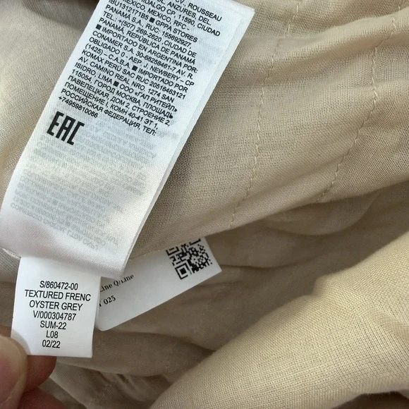 Banana Republic Womens French Utility Field Textured Jacket Size XL Oyster Gray - Picture 13 of 13